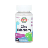KAL, Dinosaurs, Zinc Elderberry, Mixed Berry, 90 Micro Tablets